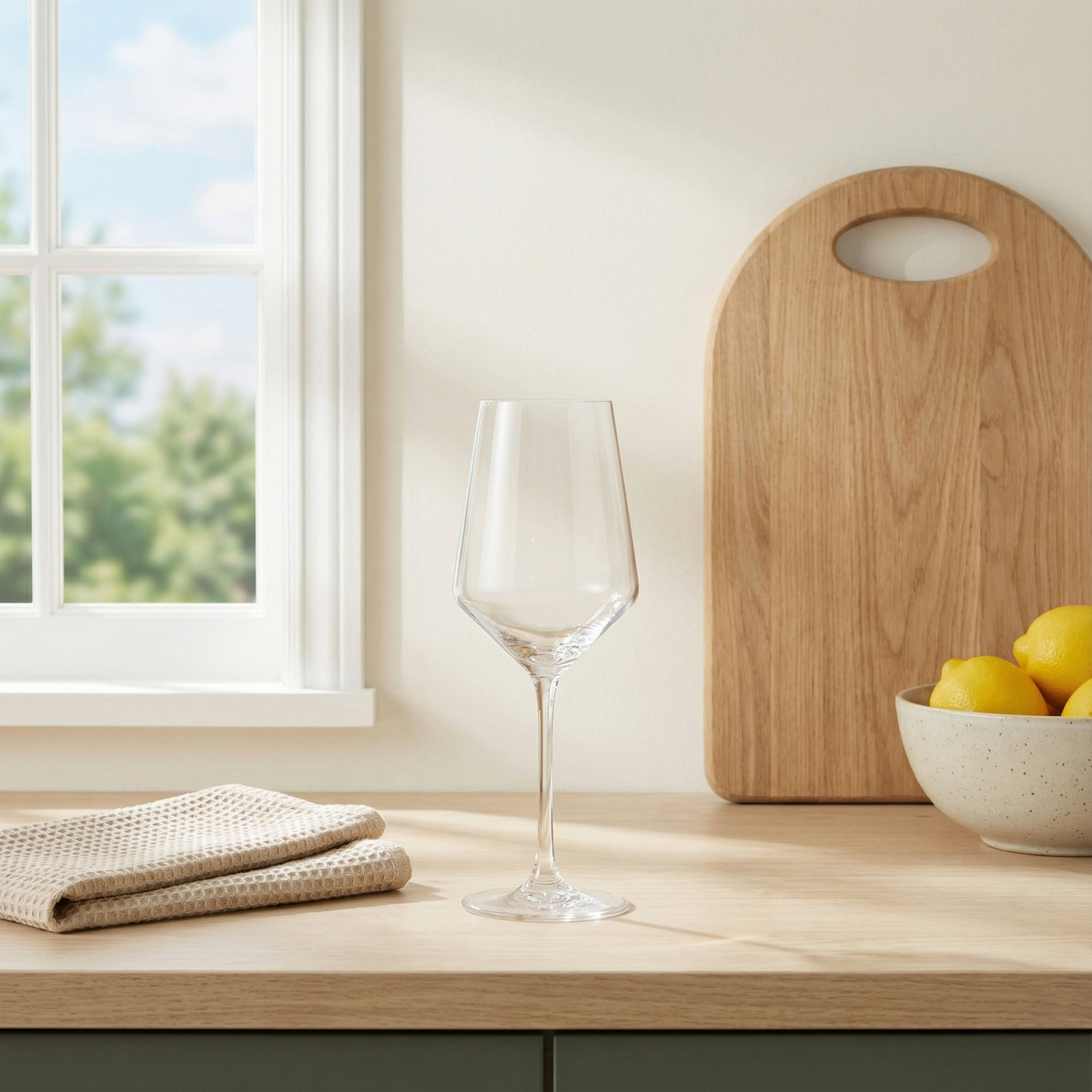 Pure White Wine Glass