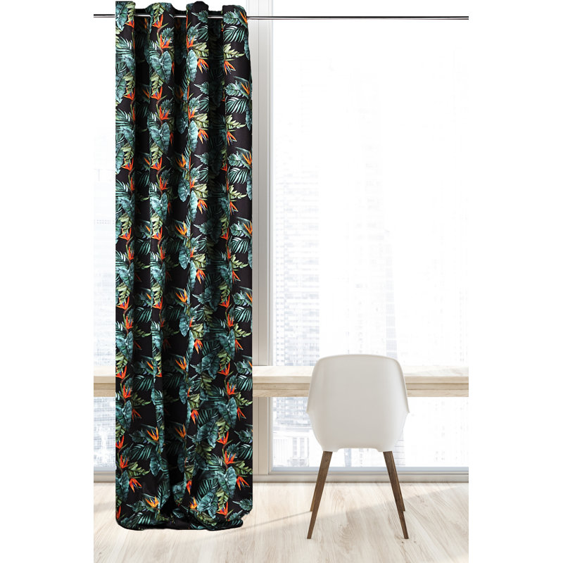 Oceane Semi Sheer Curtain Single Panel