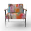 Davidenko - Chaise d'appoint rembourrée Palm Trees-2082352276