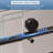 50"- 54" W x 76" H Single Sliding Frameless Shower Door in Matte Black Finish with 1/4" Clear Tempered Glass, Soft-Close, Easy-Clean Coating, Explosion-Proof Film, Stainless Steel Accessories-94659905