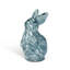 Blue Glass Bunny, Small