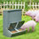 Hog Feeder 3.7 Bushel Metal Double Door Pig Feeder Feeding up to 8 Hogs