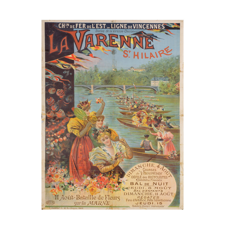 «French School The Chemin De Fer De Lest», art sur toile, H 32 po x l 24 po