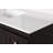 36" Single Sink Bathroom Vanity-Brown,With Mirror