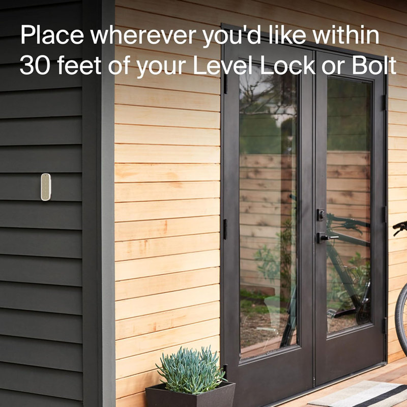 White Bluetooth Electronic Deadbolt Door Lock with Keypad