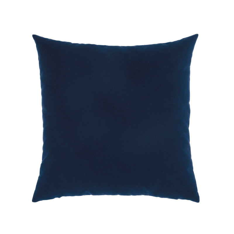 Lush Velvet Performance Pillow Cover & Insert, Midnight, Square