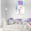 Portrait of Beautiful Girl - Coussin décoratif imprimé Street Art