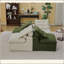 Canapé modulaire, sans accoudoirs, bricolage à souhait, velours côtelé, fauteuil à dossier nu, coin lecture ou appartement, coussin lombaire, 4 sièges, rembourré-1020218630