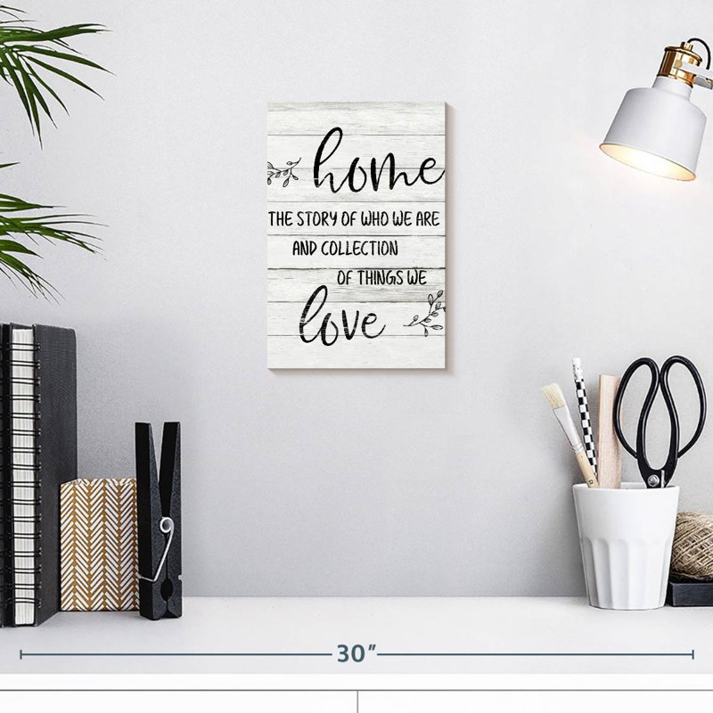 Plaque murale Kema Home Love, H 12 po x l 8 po