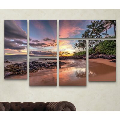 Hawaiian Sunset Wonder' Photographic Print Multi-Piece Image on Wrapped Canvas -  East Urban Home, F770E9428D7B479B9A4073392B19DAE3