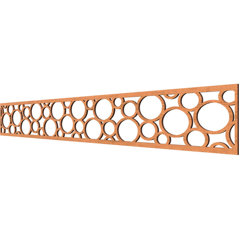 Moulure de chantournage, H 6 po x l 46,5 po x P 0,25 po, Cerisier