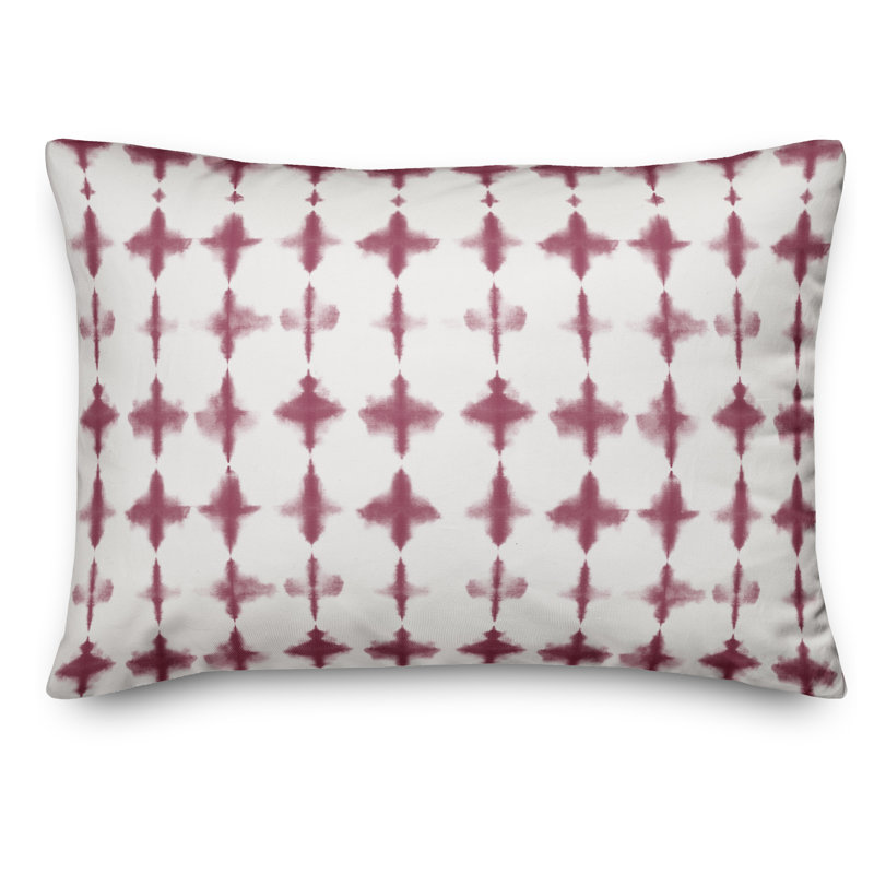  Housse de coussin Shibori, Mauve