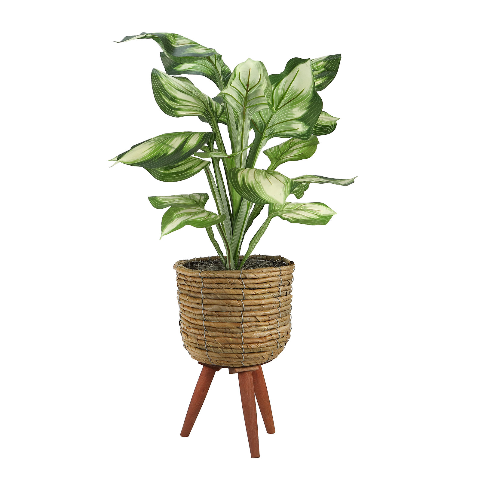 28'' Faux Foliage Plant in Basket