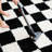 Modern Black and White Checkered Shag Rug, Soft Plush Carpet for Living Room, Bedroom and Dorm-1508587069-1500539486