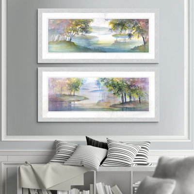 " Meandering Lake " by Michael J. Sanders 2 - Pieces