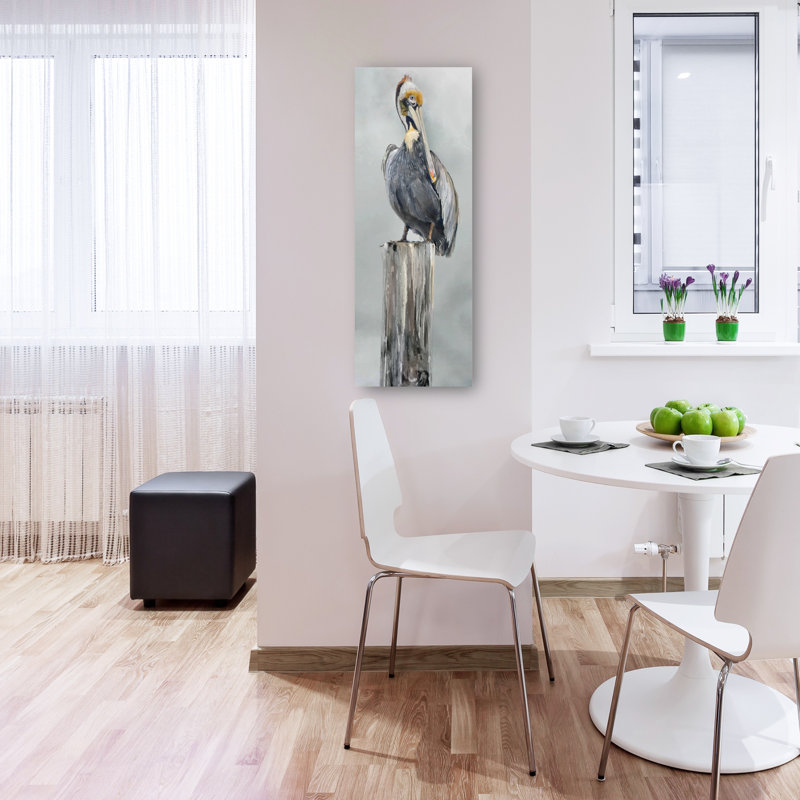 Upon a Pylon By Studio Arts Canvas Art Print, Wrapped Canvas, 22" H x 8" W x 1.5" D