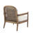 Marindale 26.6'' Mid-Century Modern Accent Chair With Rattan Backrest And Rubberwood Frame-129247729