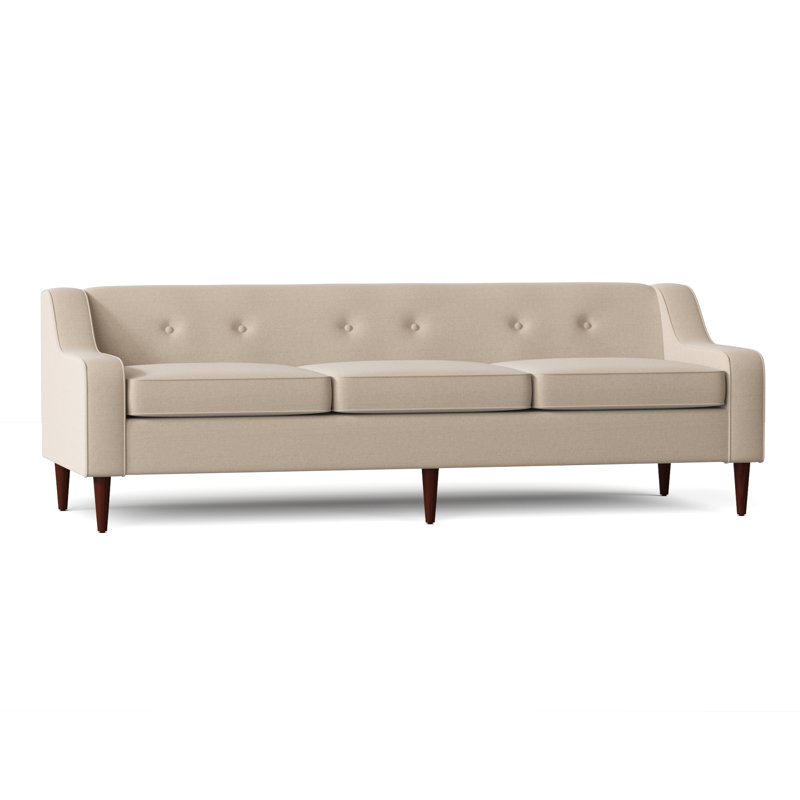 Flomaton Upholstered 88'' Sofa, Crafty Linen