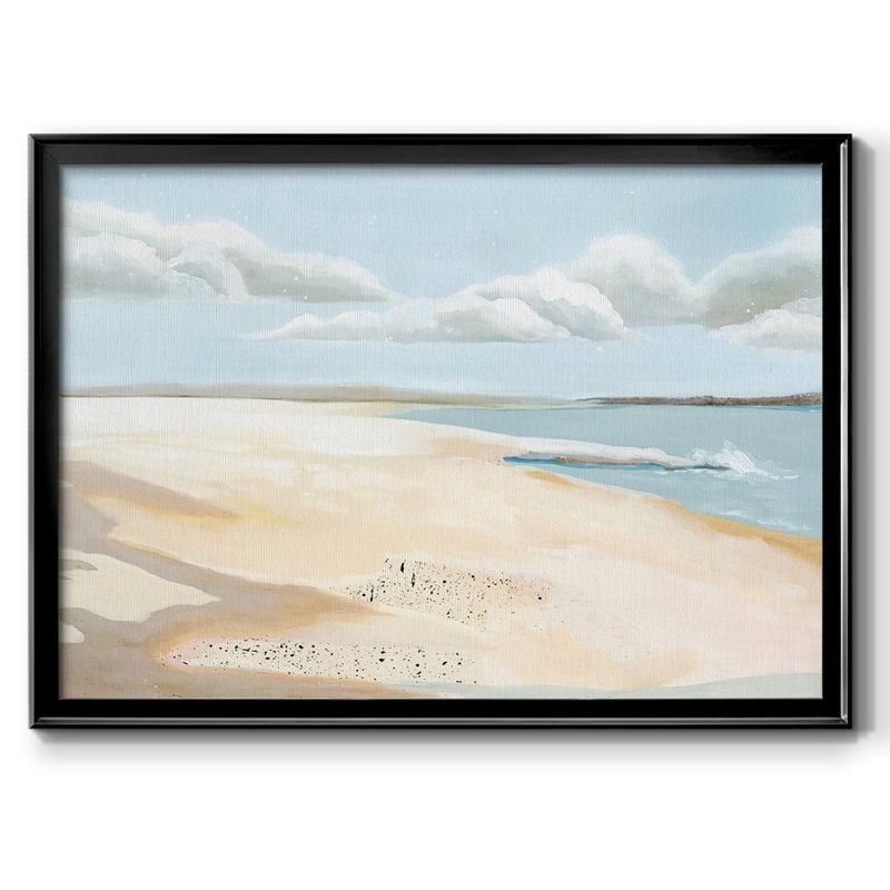 Sandy Getaway II, reproduction d'art sur toile, H 26 po x l 38 po x P 1,5 po, Noir