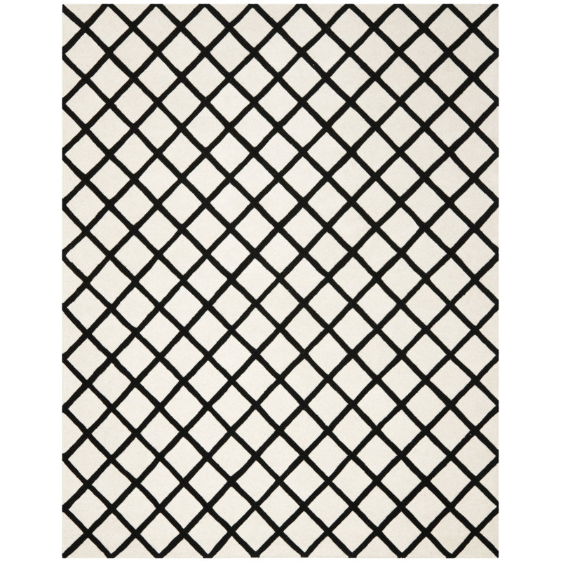 Teresita Hand Tufted Wool Geometric Rug, Rectangle 8' x 10'