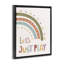 «Let Just Play Rainbow Brown», art mural encadré par Nataly White-1371924107-1371924109
