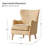 Ebbert 28.5" W Boucle Wingback Armchair-71591529