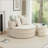 Oversized Round Accent Barrel Chair with 5 Pillows-1356259605