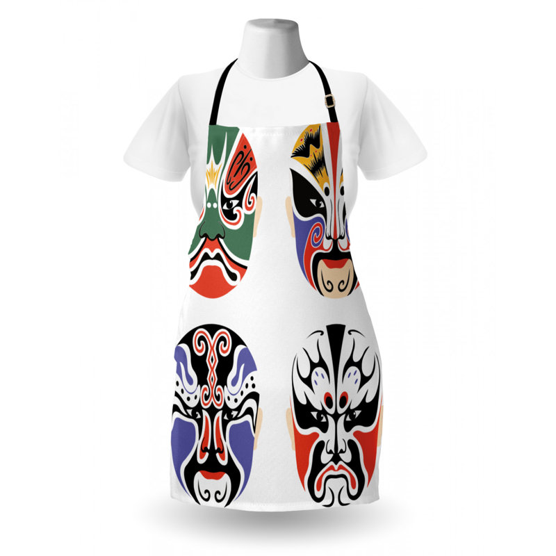 Tablier de masque kabuki