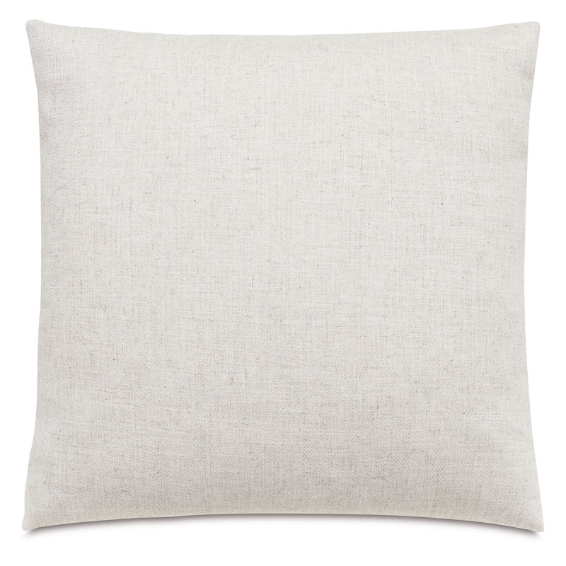 Clearview Square Pillow Cover & Insert, Cream, 22" x 22"