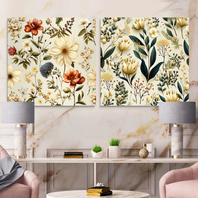 Gemmill - Plants Acrylic Wall Art Glass Set Of 2
