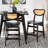 Bylo Counter Stool with Solid Wood Frame-1314644716