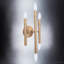 Applique murale en acier pour bougie