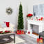 Lighted Artificial Pine Christmas Tree-2048785689