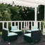 Ensemble modulaire de patio de 27,6 po de largeur avec coussins-411711293-411964144