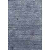 Wool Area Rug in Dark Blue