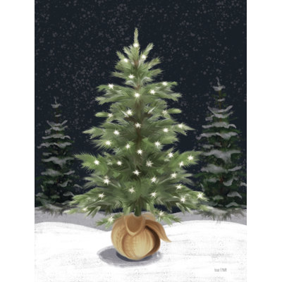 «Jahon Snowy Evergreen» sur toile par House Fenway