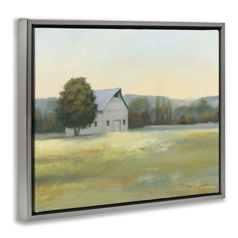 «August Grove®», campagne de campagne encadrée par James Wiens, Cadre flottant gris lustré, H 25 po x l 31 po