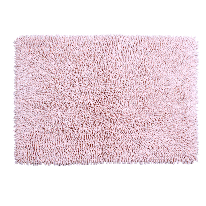 Descente de bain, Rose bonbon
