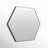 Sabine Metal Hexagon Wall Mirror-1034813054-1034812992