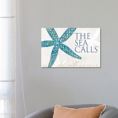 The Sea Calls by Kate Sherrill - Wrapped Canvas Gallery-Wrapped Canvas Giclée
