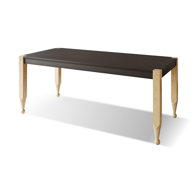 Black Rectangular Solid Wood Butterfly Leaf Dining Table, 29.53"H x 86.61"L x 35.43"W
