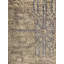 Tapis ivoire / gris / beige en laine noué à la main Khotan