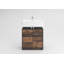 Hamer 60cm Single Bathroom Vanity Base Only in Brown