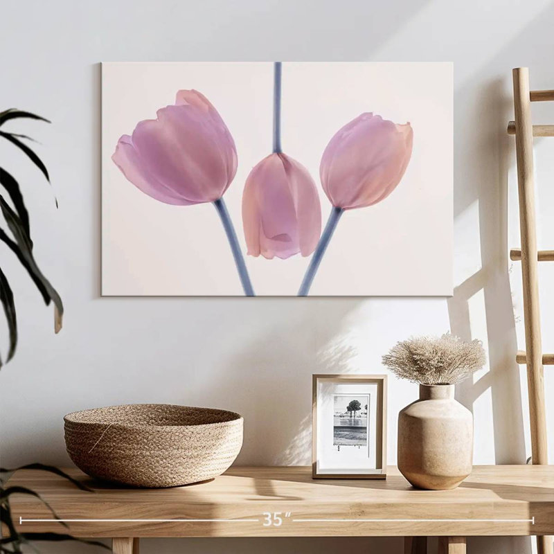 Trio de tulipes Harnek, H 34 po x l 51 po