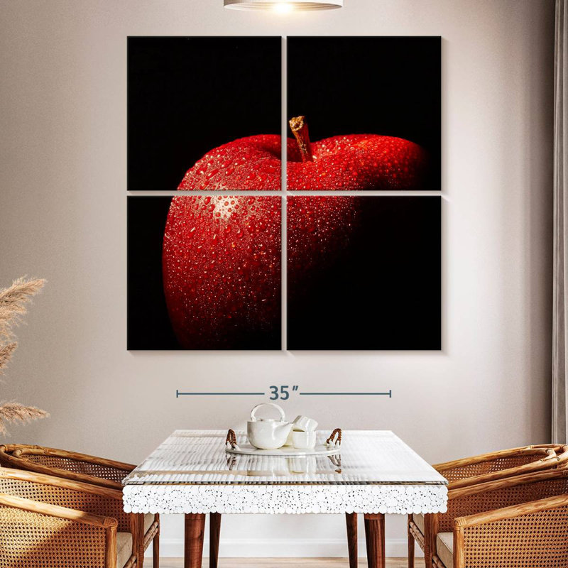 Pomme rouge rosée