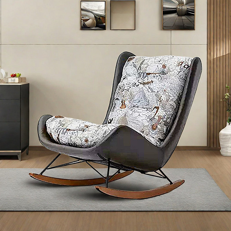 Chaise berçante moderne de luxe luxueux