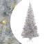 Christmas Tree with LEDs with Stand Silver PET-296323280