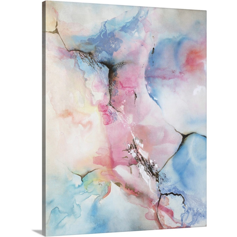 "Bonbon fracture II" par Jason Jarava, reproduction d’art sur toile, H 24 po x l 18 po x 1,25 po, Toile tendue