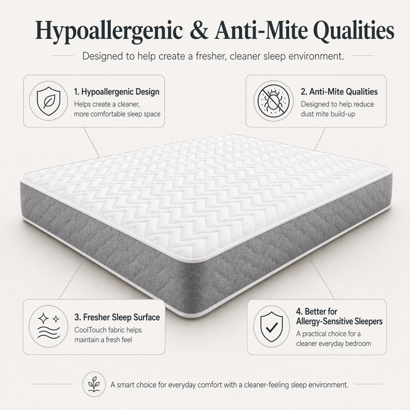 Jade Pocket Sprung Strictly Beds Bunks Pocket Sprung Mattress, 3ft single