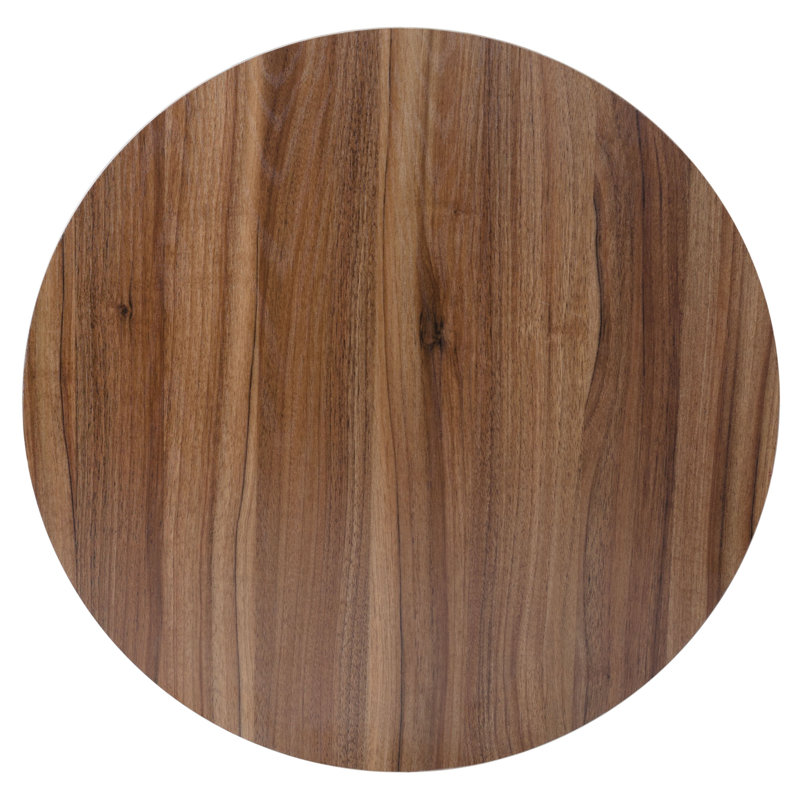 Table Top, 70cm W × 70cm D, Light Walnut